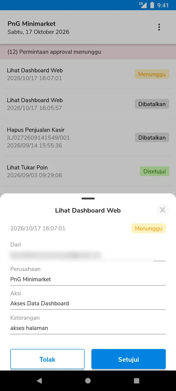 Approvals from your pocket
