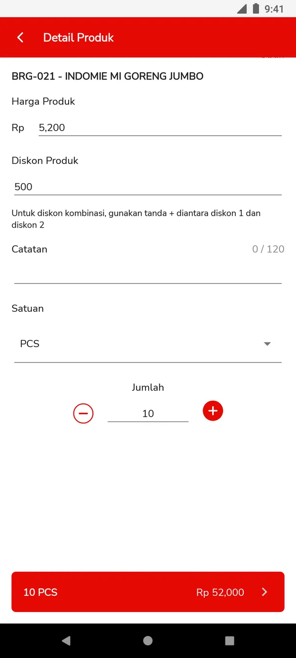 Product detail